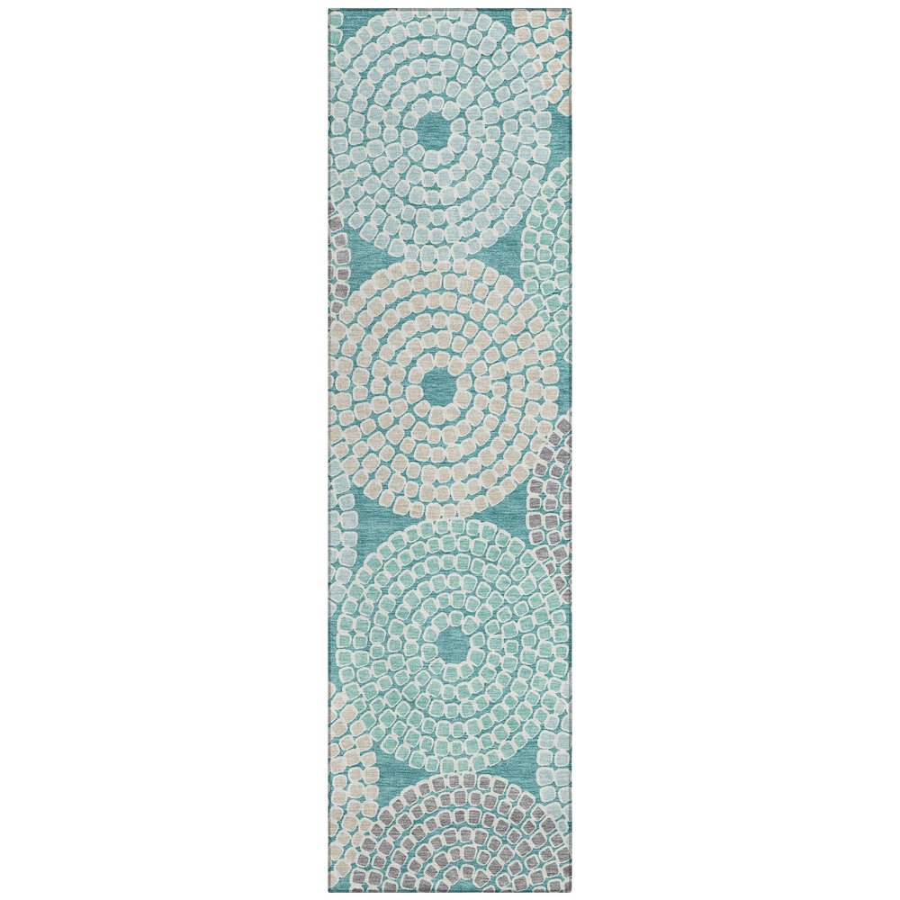Chantille ACN882 Teal 2'3" x 7'6" Rug. Picture 1