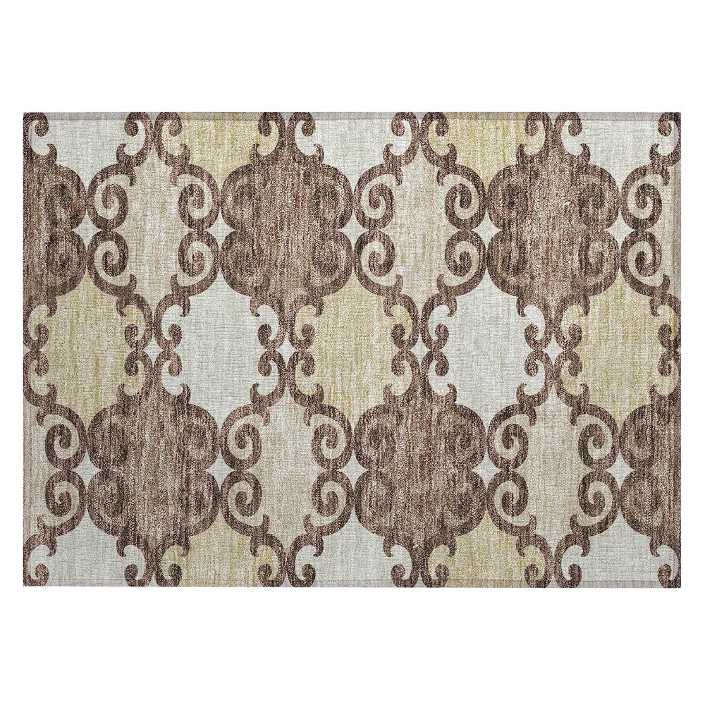 Chantille ACN883 Brown 1'8" x 2'6" Rug. Picture 1