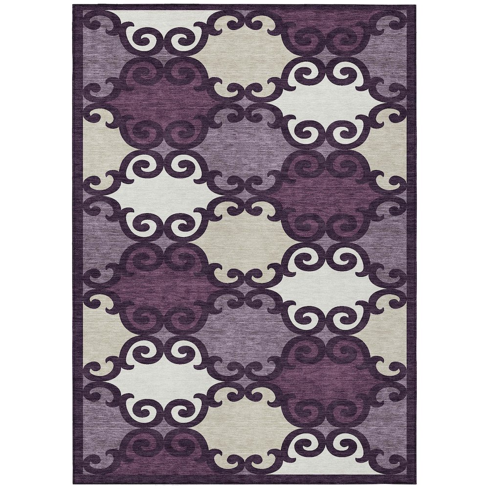 Chantille ACN883 Purple 2'6" x 3'10" Rug. Picture 1