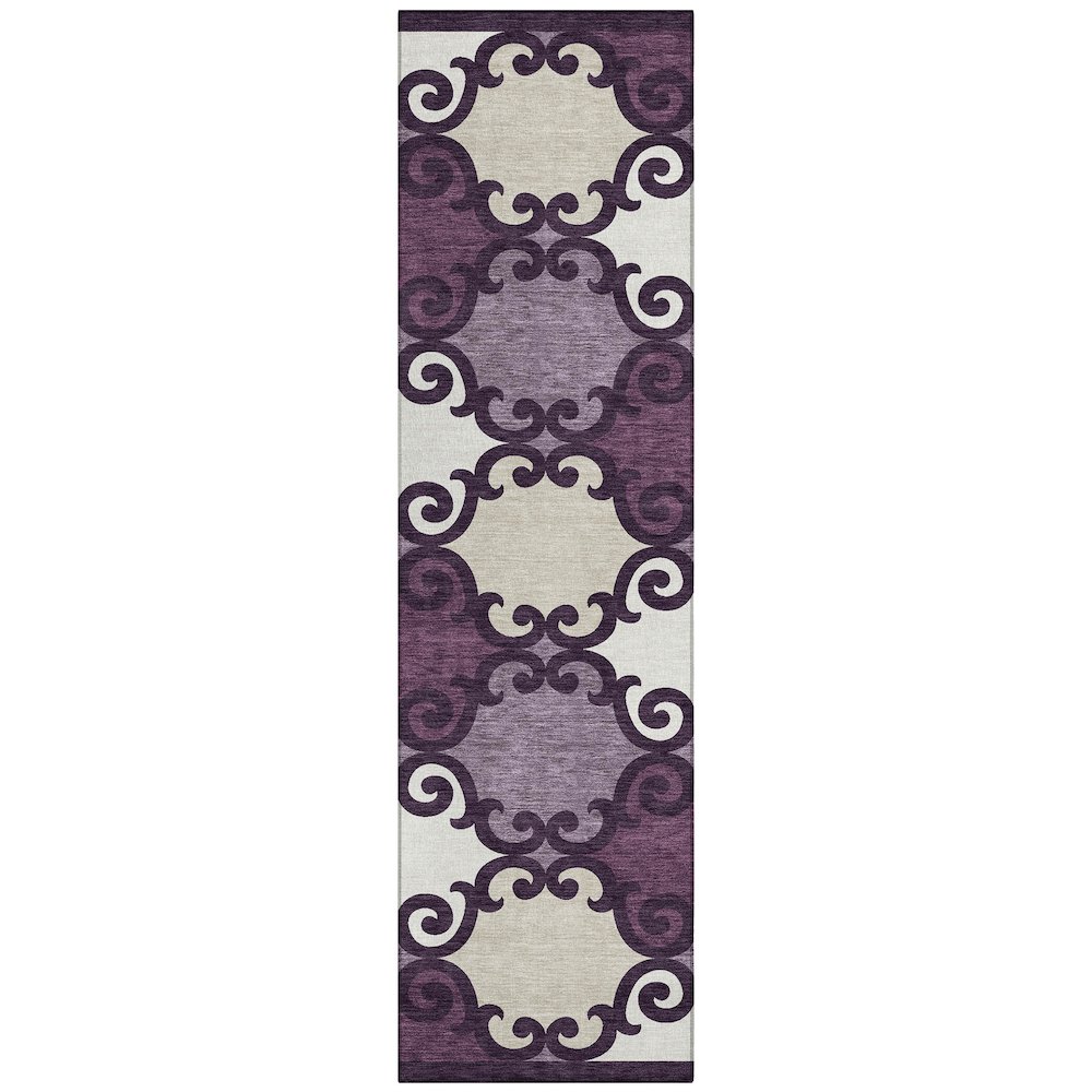Chantille ACN883 Purple 2'3" x 7'6" Rug. Picture 1