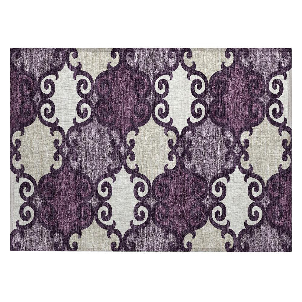 Chantille ACN883 Purple 1'8" x 2'6" Rug. Picture 1