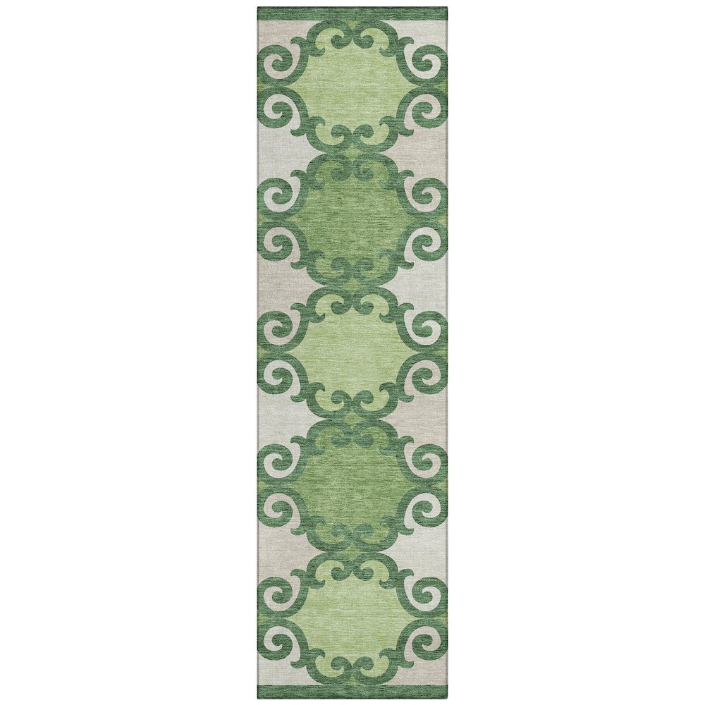 Chantille ACN883 Green 2'3" x 7'6" Rug. Picture 1