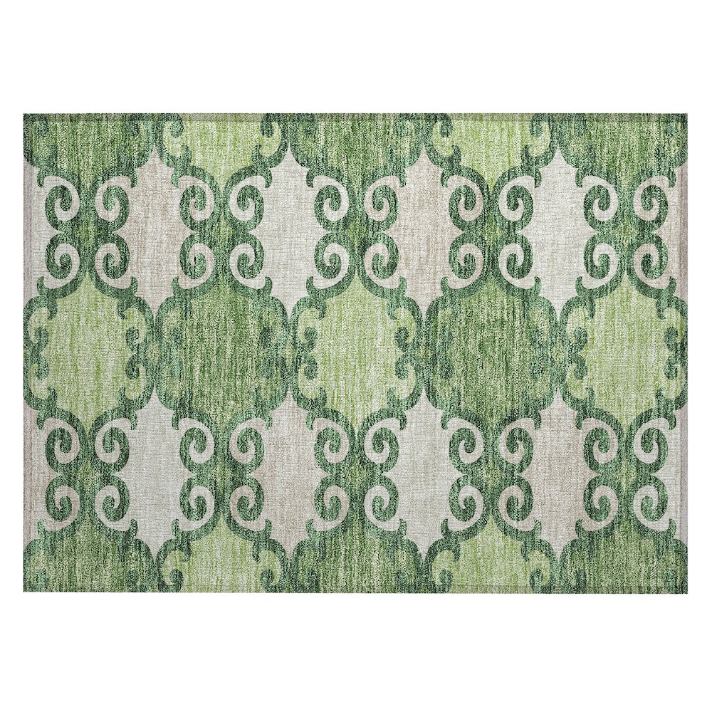 Chantille ACN883 Green 1'8" x 2'6" Rug. Picture 1