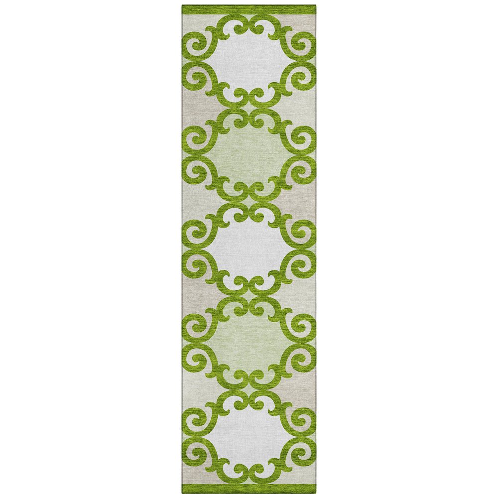 Chantille ACN883 Green 2'3" x 7'6" Rug. Picture 1