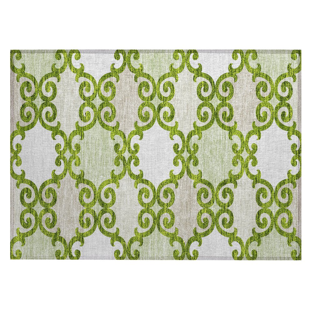 Chantille ACN883 Green 1'8" x 2'6" Rug. Picture 1