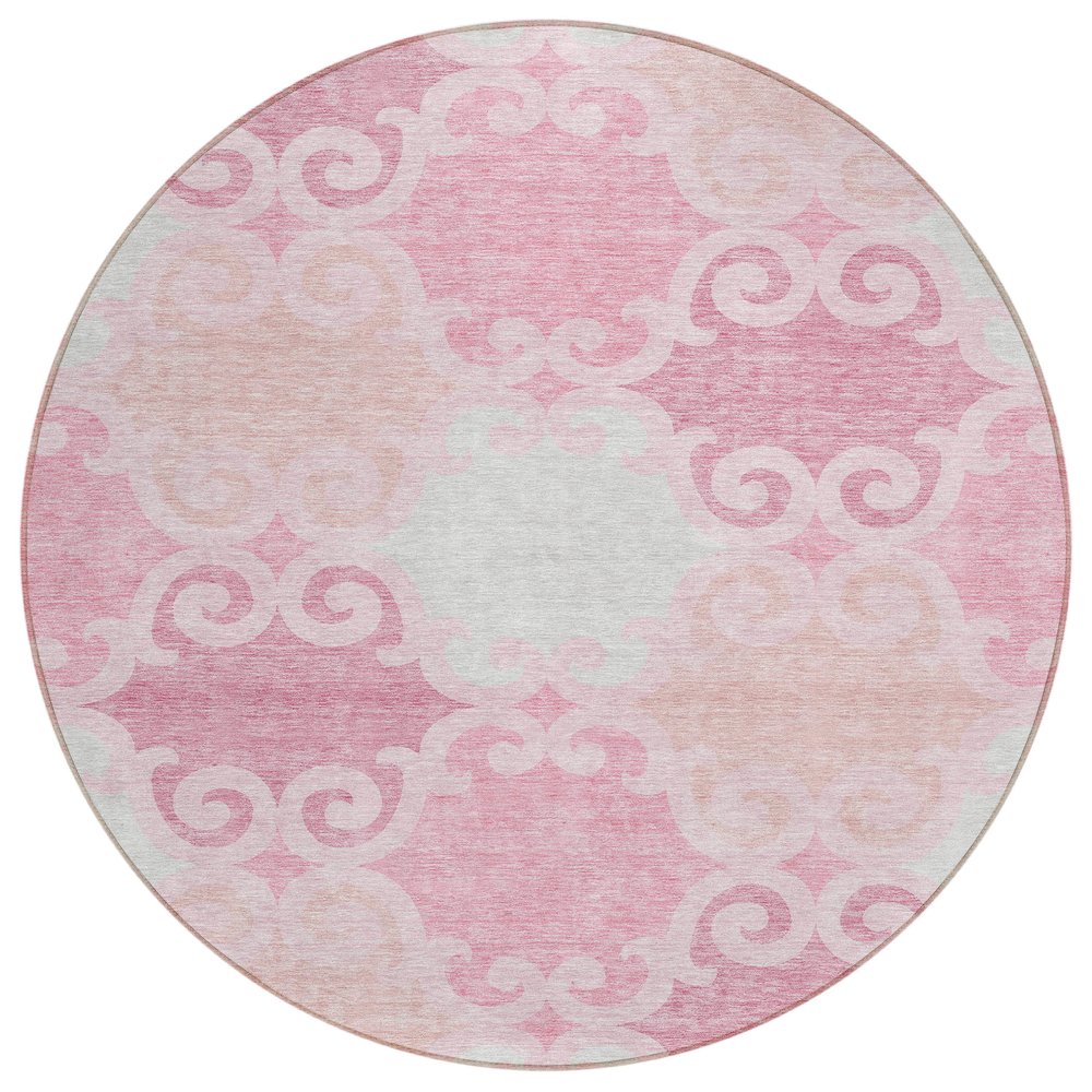 Chantille ACN883 Pink 8' x 8' Rug. Picture 1