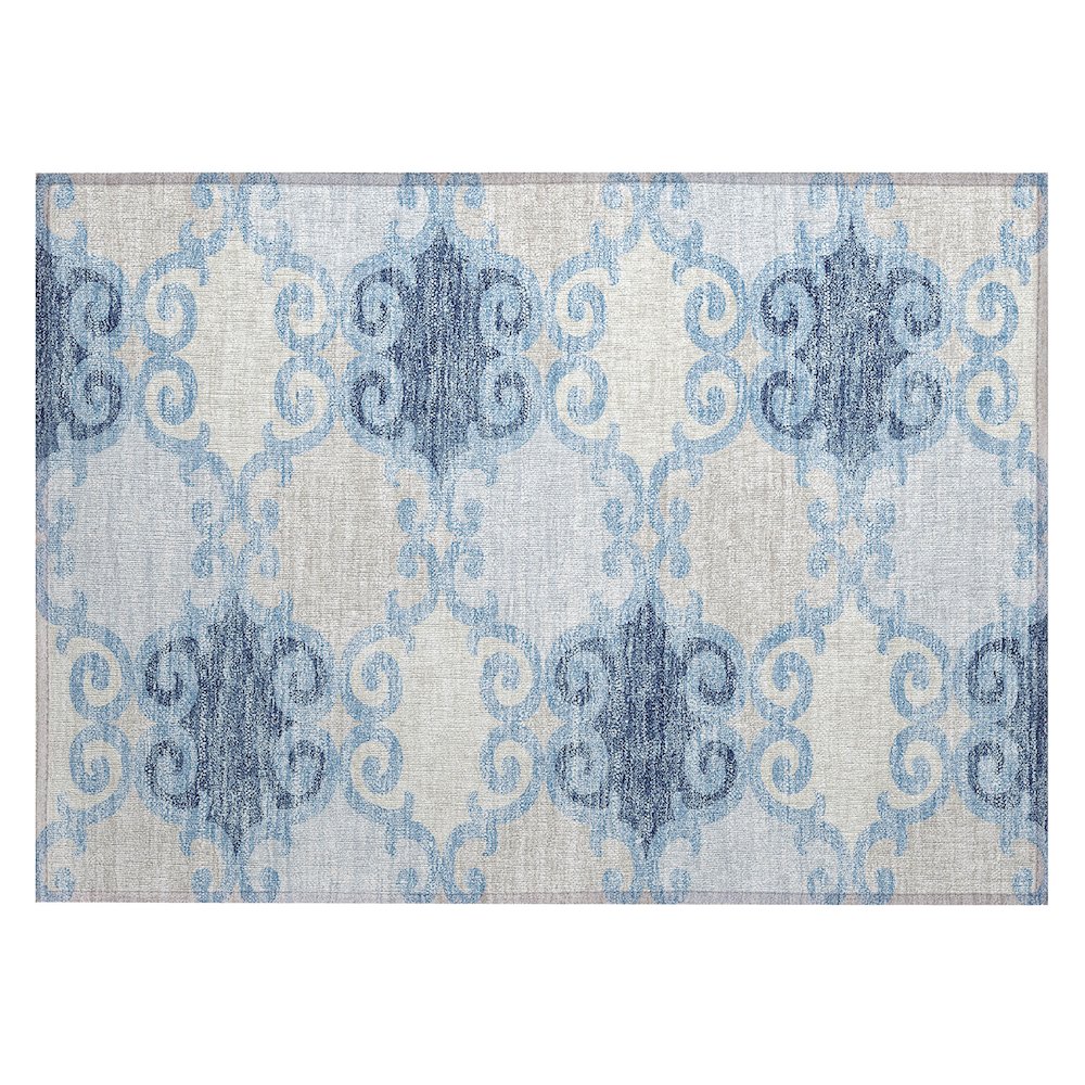 Chantille ACN883 Blue 1'8" x 2'6" Rug. Picture 1