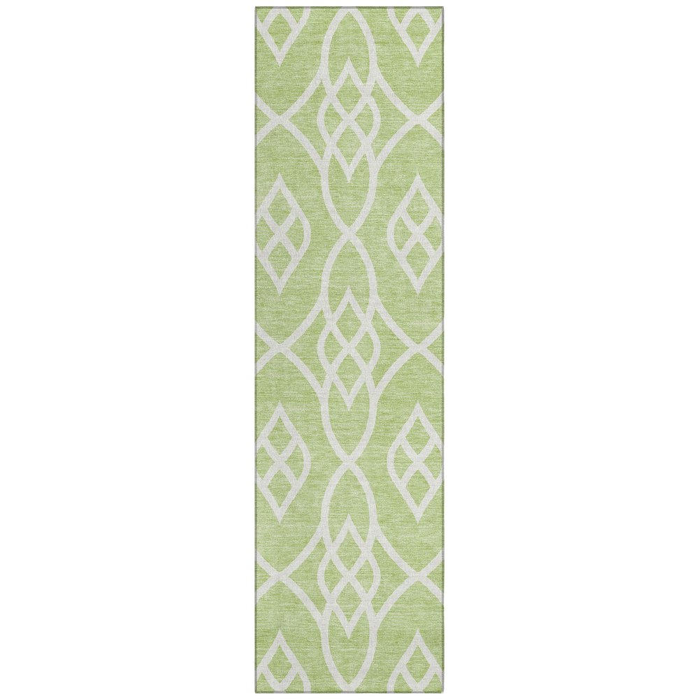 Chantille ACN884 Green 2'3" x 7'6" Rug. Picture 1