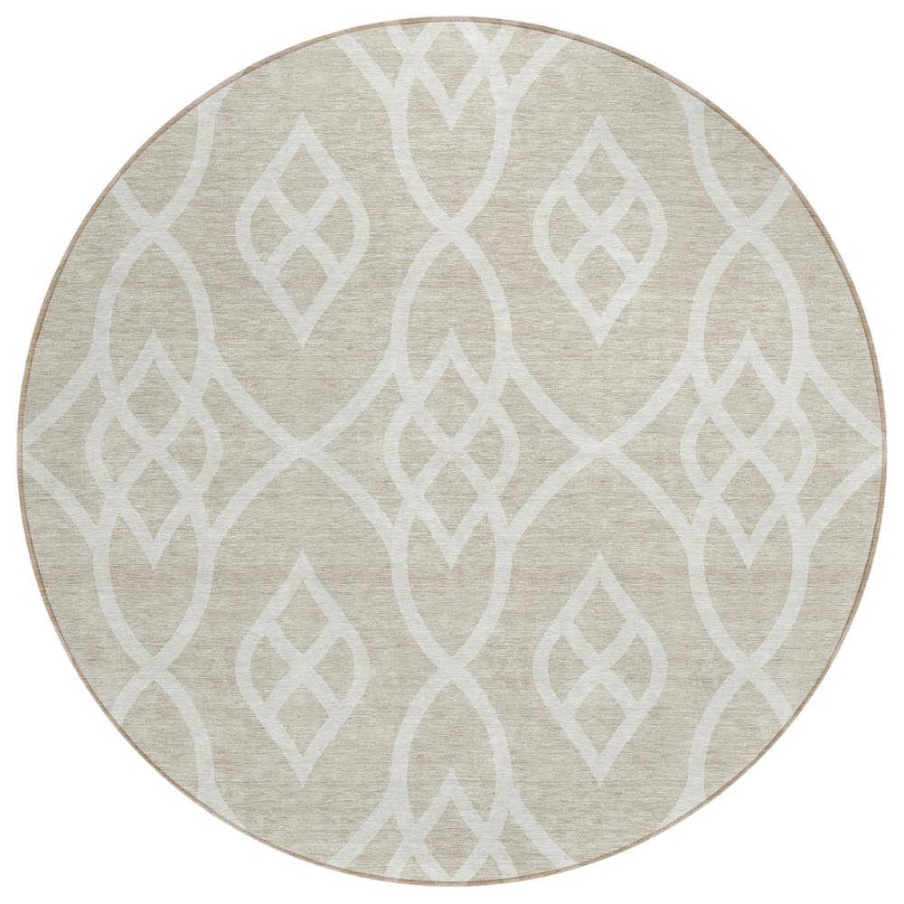 Chantille ACN884 Brown 8' x 8' Rug. Picture 1