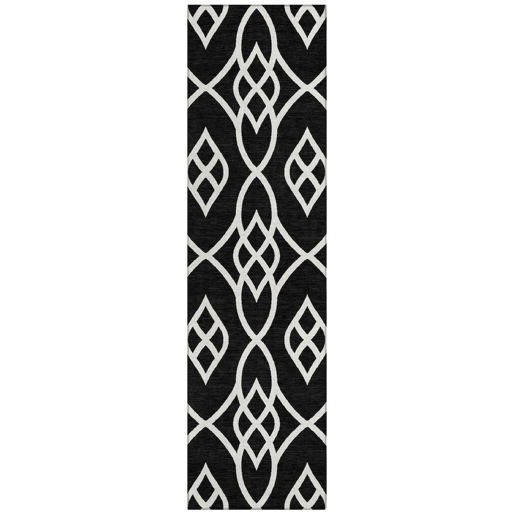 Chantille ACN884 Black 2'3" x 7'6" Rug. Picture 1