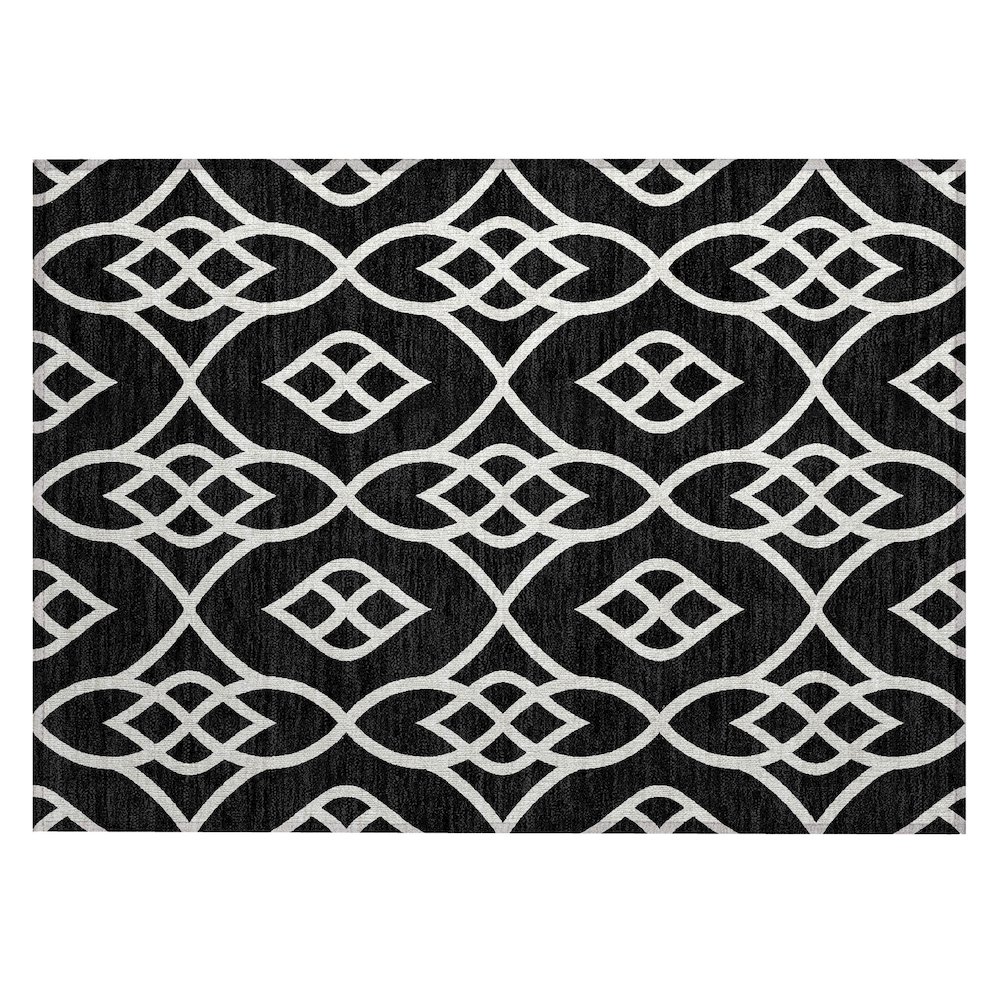 Chantille ACN884 Black 1'8" x 2'6" Rug. Picture 1