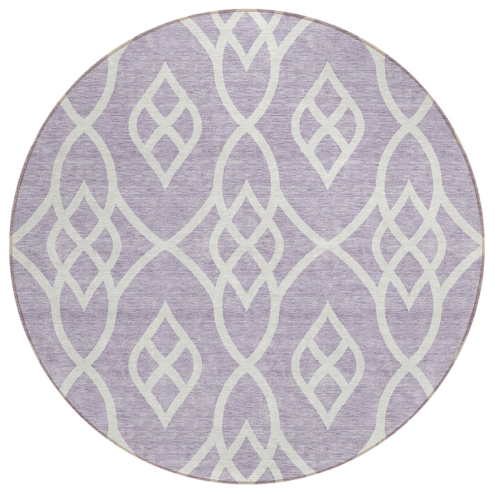 Chantille ACN884 Purple 8' x 8' Rug. Picture 1