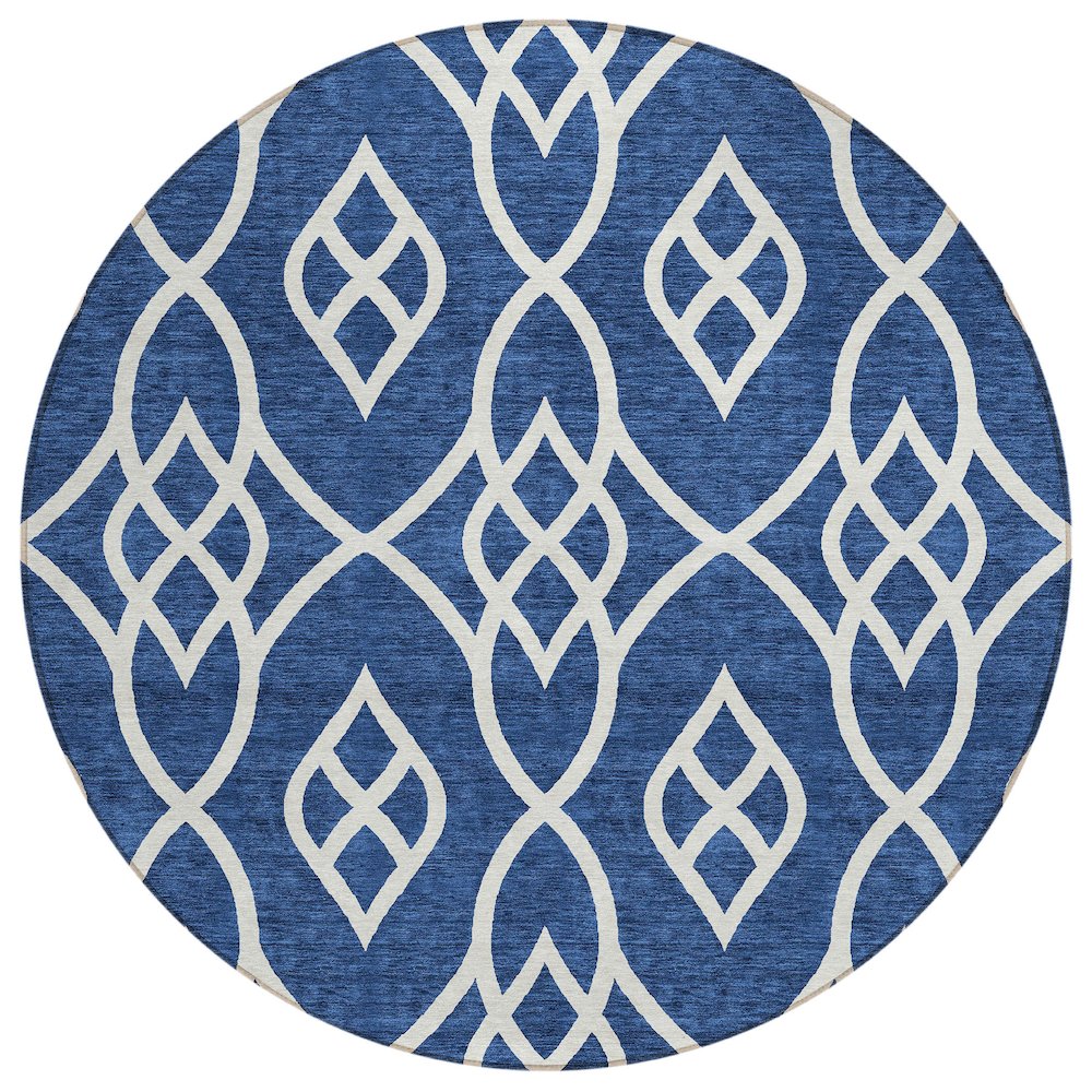 Chantille ACN884 Blue 8' x 8' Rug. Picture 1