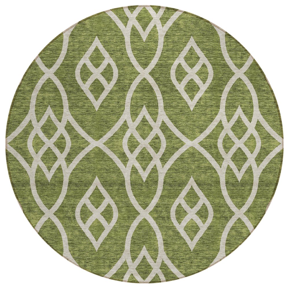 Chantille ACN884 Green 8' x 8' Rug. Picture 1