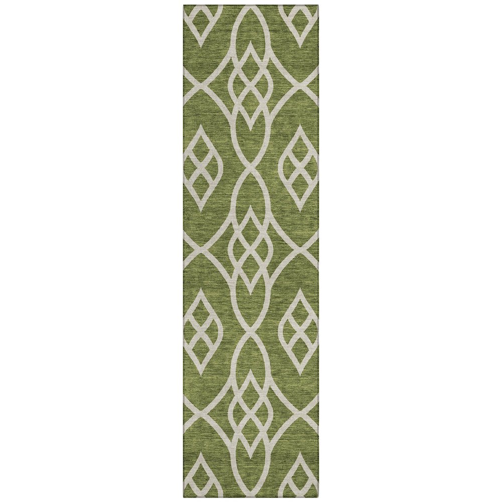 Chantille ACN884 Green 2'3" x 7'6" Rug. Picture 1