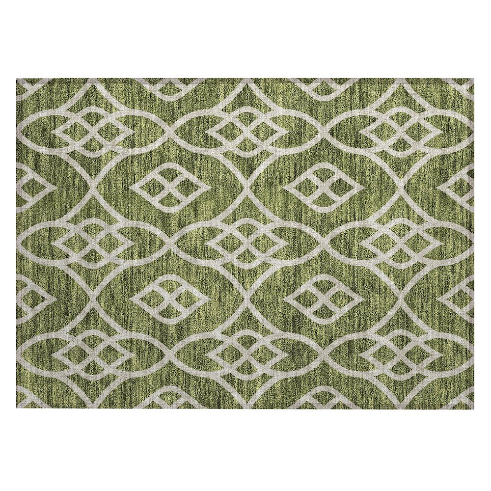 Chantille ACN884 Green 1'8" x 2'6" Rug. Picture 1