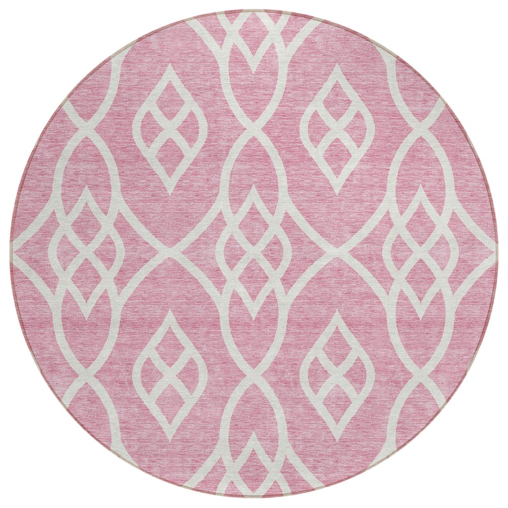 Chantille ACN884 Pink 8' x 8' Rug. Picture 1