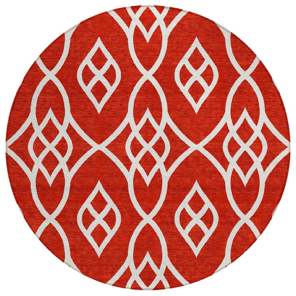 Chantille ACN884 Red 8' x 8' Rug. Picture 1