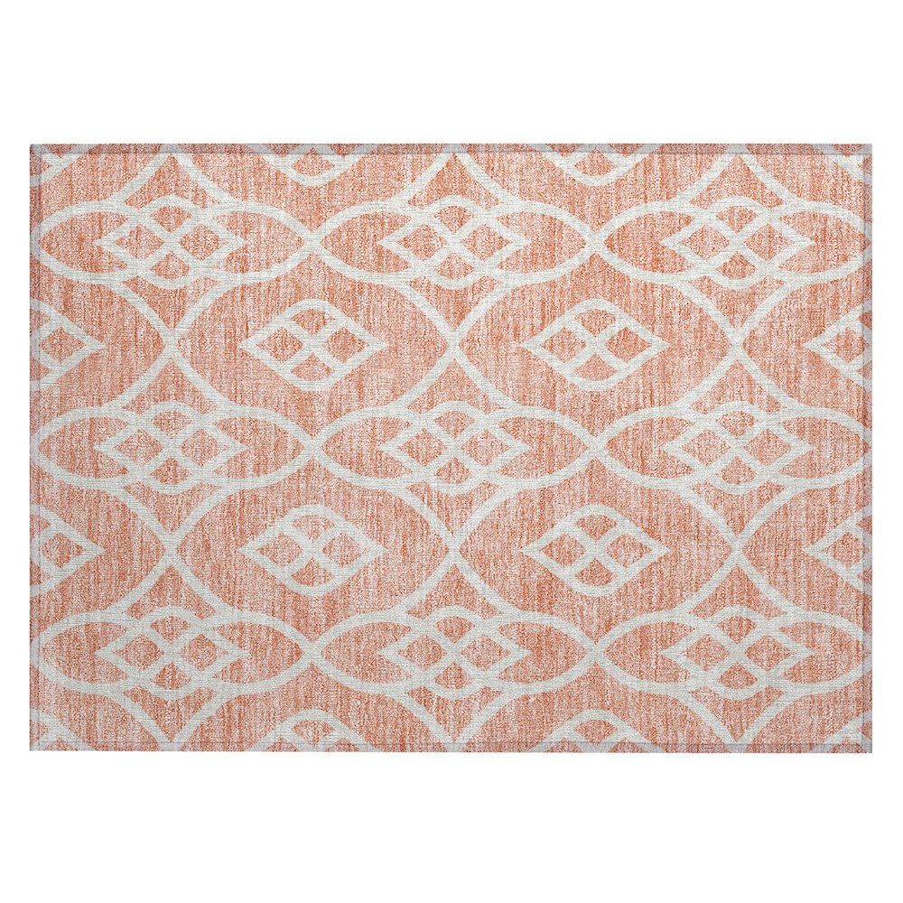Chantille ACN884 Orange 1'8" x 2'6" Rug. Picture 1