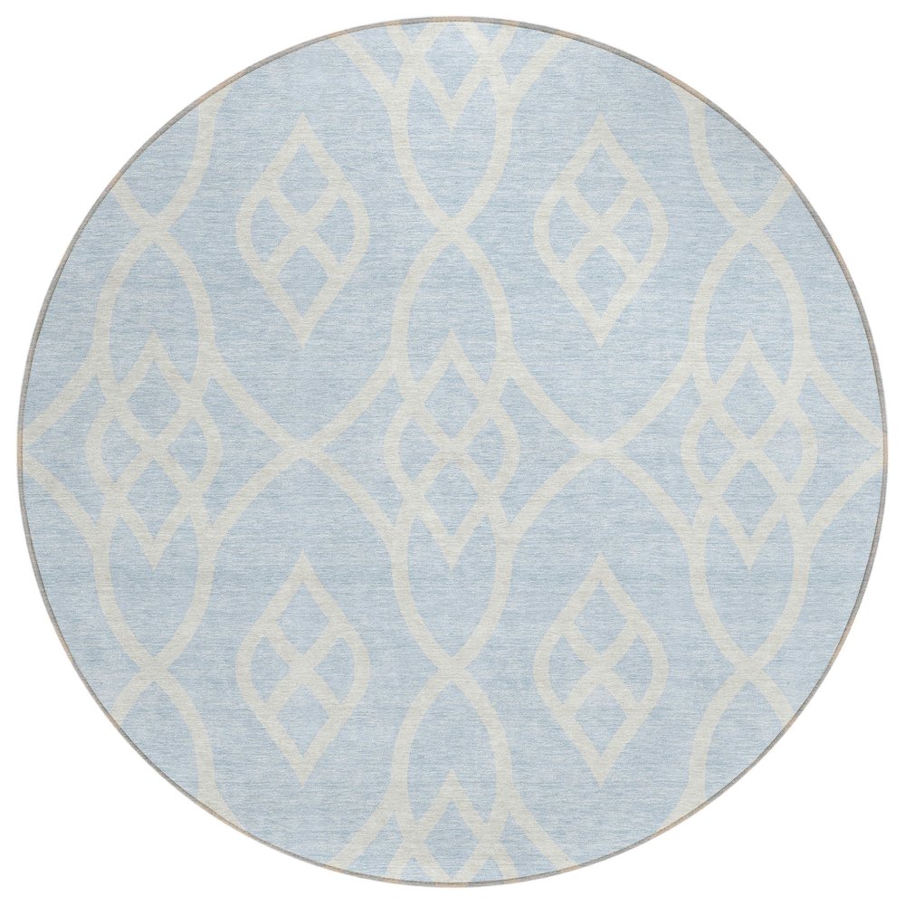 Chantille ACN884 Blue 8' x 8' Rug. Picture 1