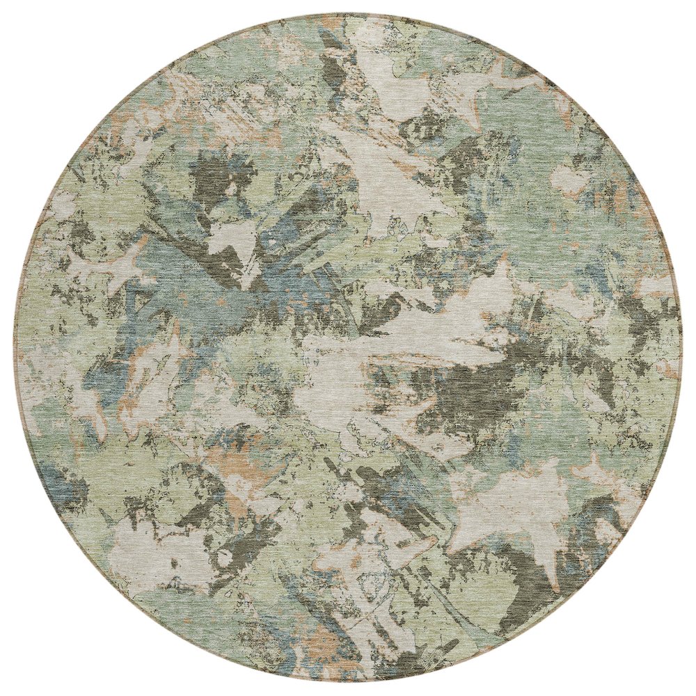 Chantille ACN885 Brown 8' x 8' Rug. Picture 1