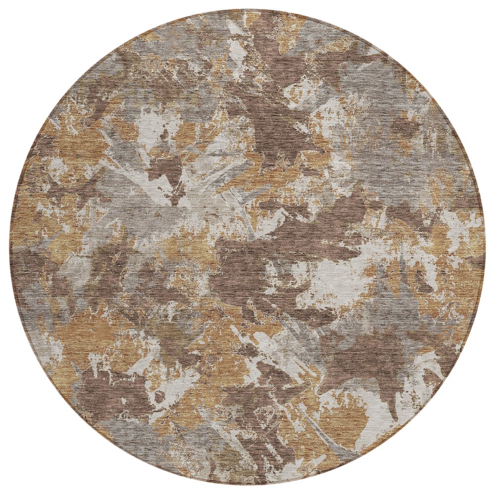 Chantille ACN885 Brown 8' x 8' Rug. Picture 1