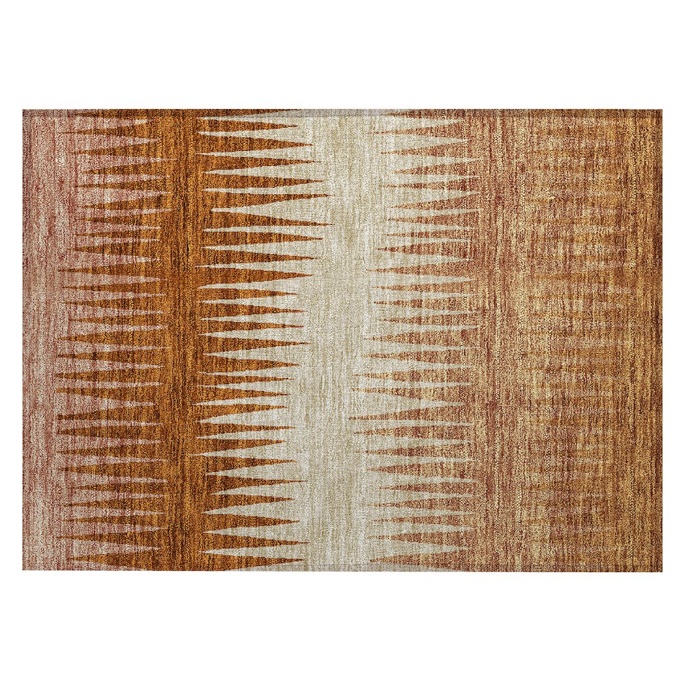 Chantille ACN886 Orange 1'8" x 2'6" Rug. Picture 1