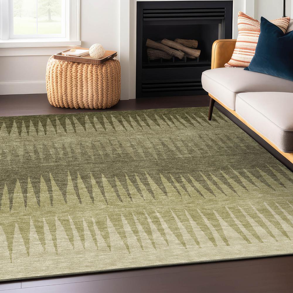 Chantille ACN886 Green 2'6" x 3'10" Rug. Picture 5