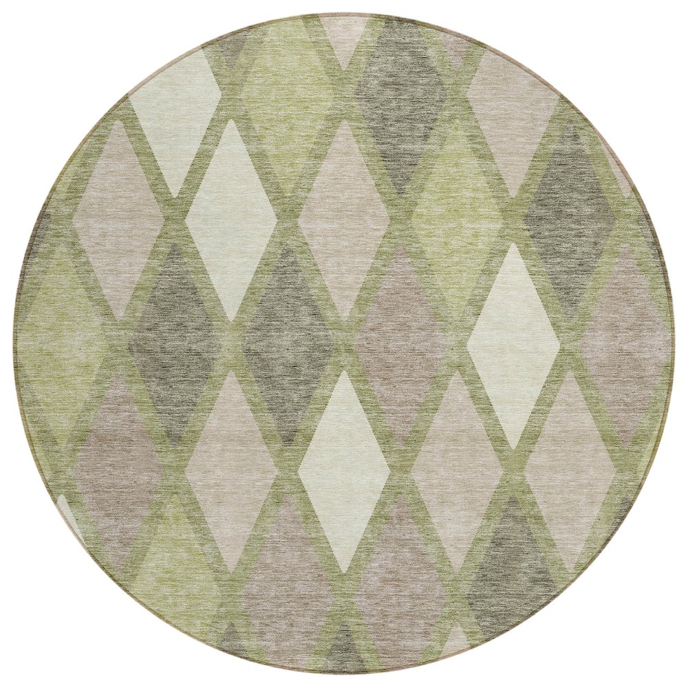 Chantille ACN887 Green 8' x 8' Rug. Picture 1