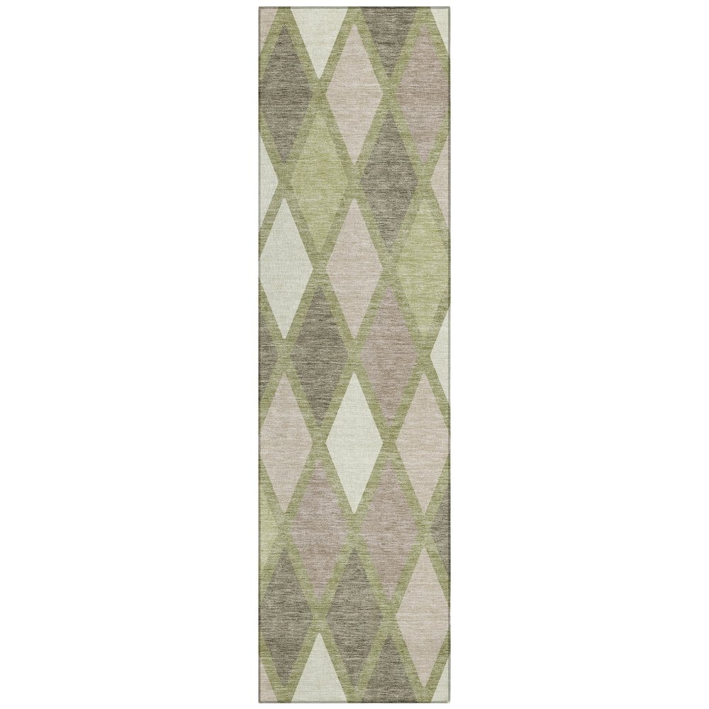 Chantille ACN887 Green 2'3" x 7'6" Rug. Picture 1