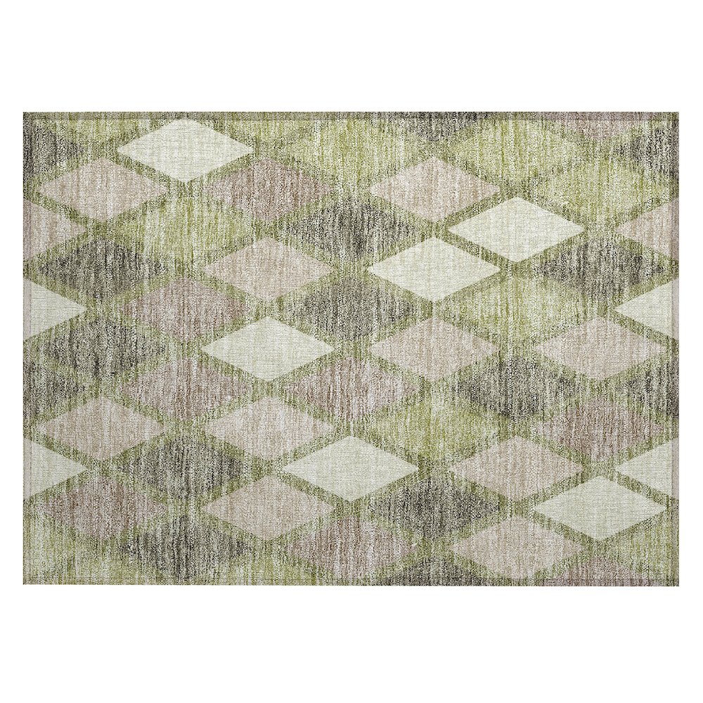 Chantille ACN887 Green 1'8" x 2'6" Rug. Picture 1