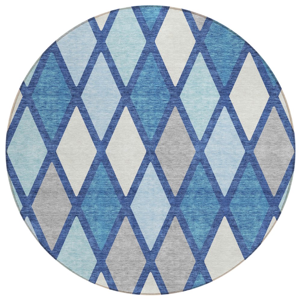 Chantille ACN887 Blue 8' x 8' Rug. Picture 1