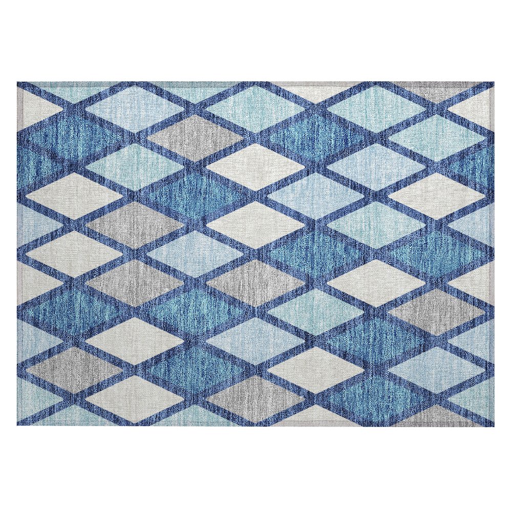 Chantille ACN887 Blue 1'8" x 2'6" Rug. Picture 1