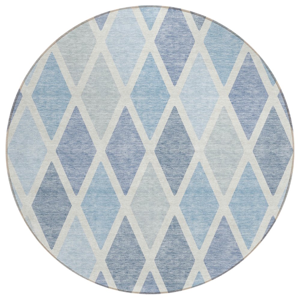 Chantille ACN887 Blue 8' x 8' Rug. Picture 1