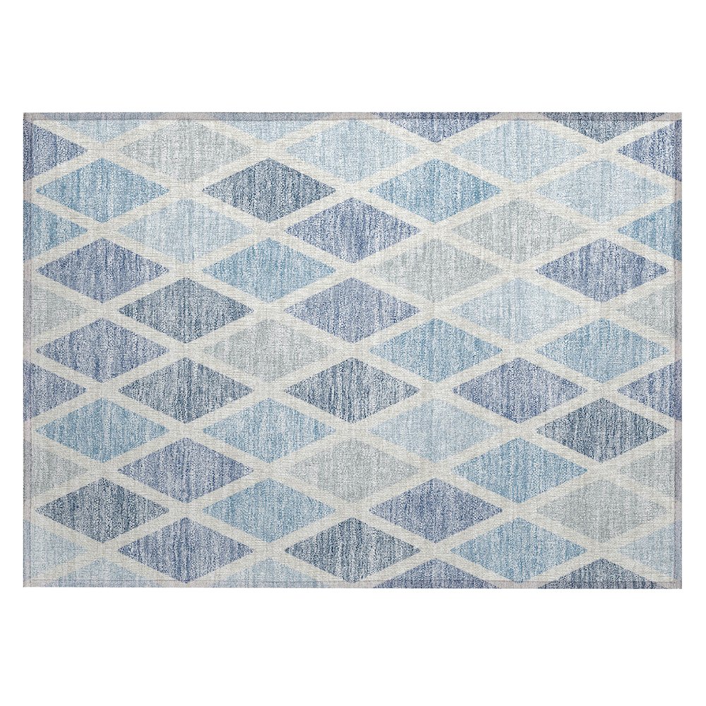 Chantille ACN887 Blue 1'8" x 2'6" Rug. Picture 1