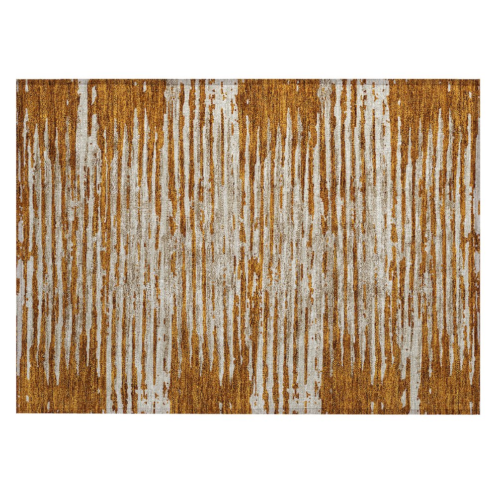 Chantille ACN888 Orange 1'8" x 2'6" Rug. Picture 1