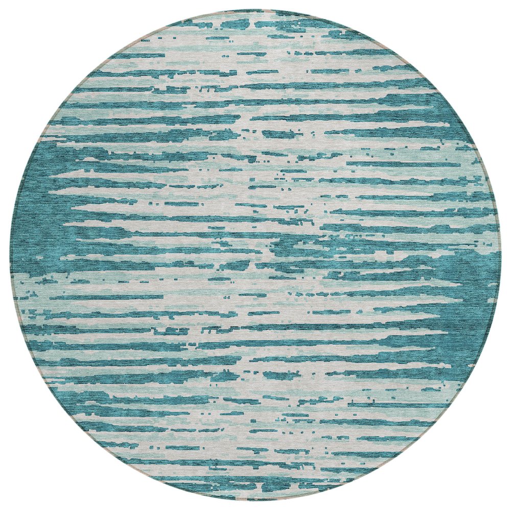 Chantille ACN888 Teal 8' x 8' Rug. Picture 1