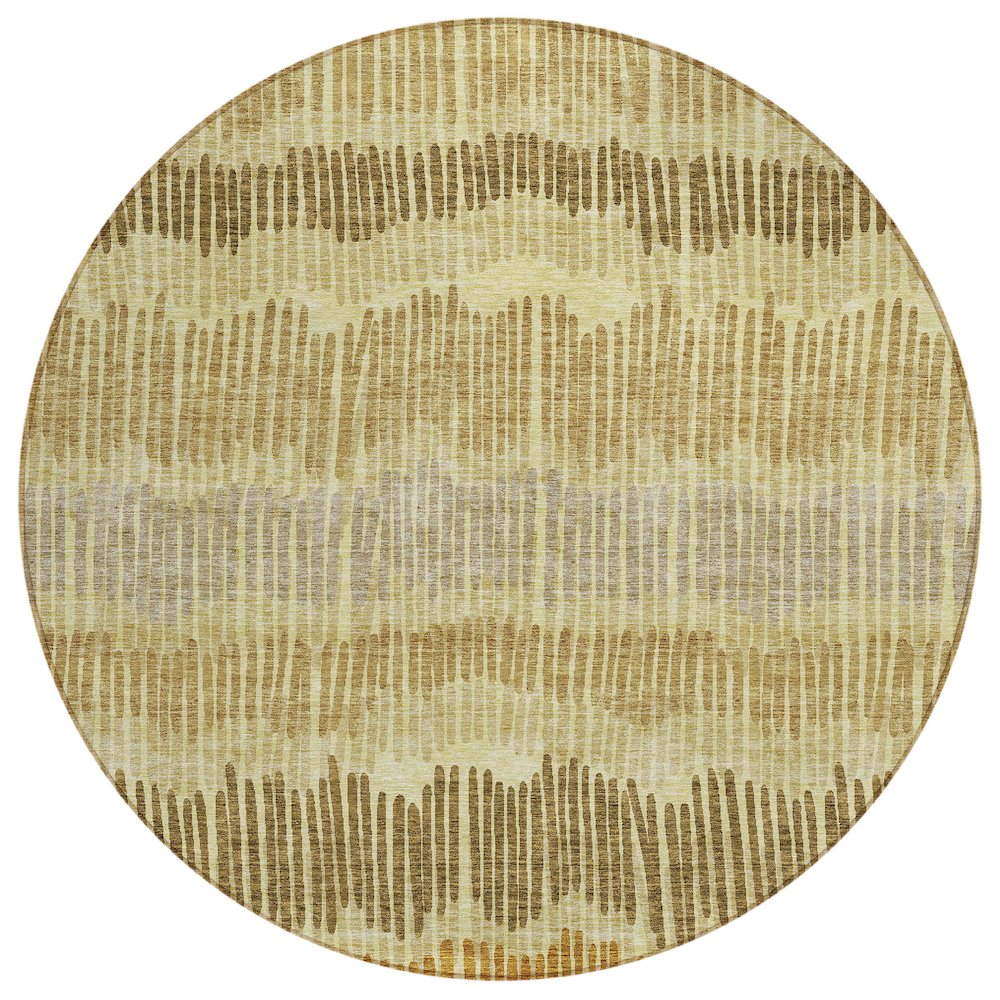 Chantille ACN889 Gold 8' x 8' Rug. Picture 1