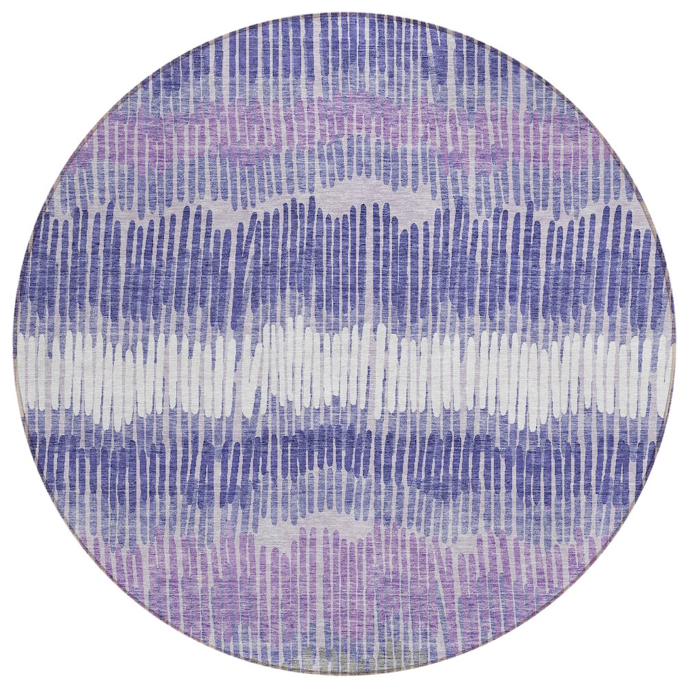 Chantille ACN889 Purple 8' x 8' Rug. Picture 1