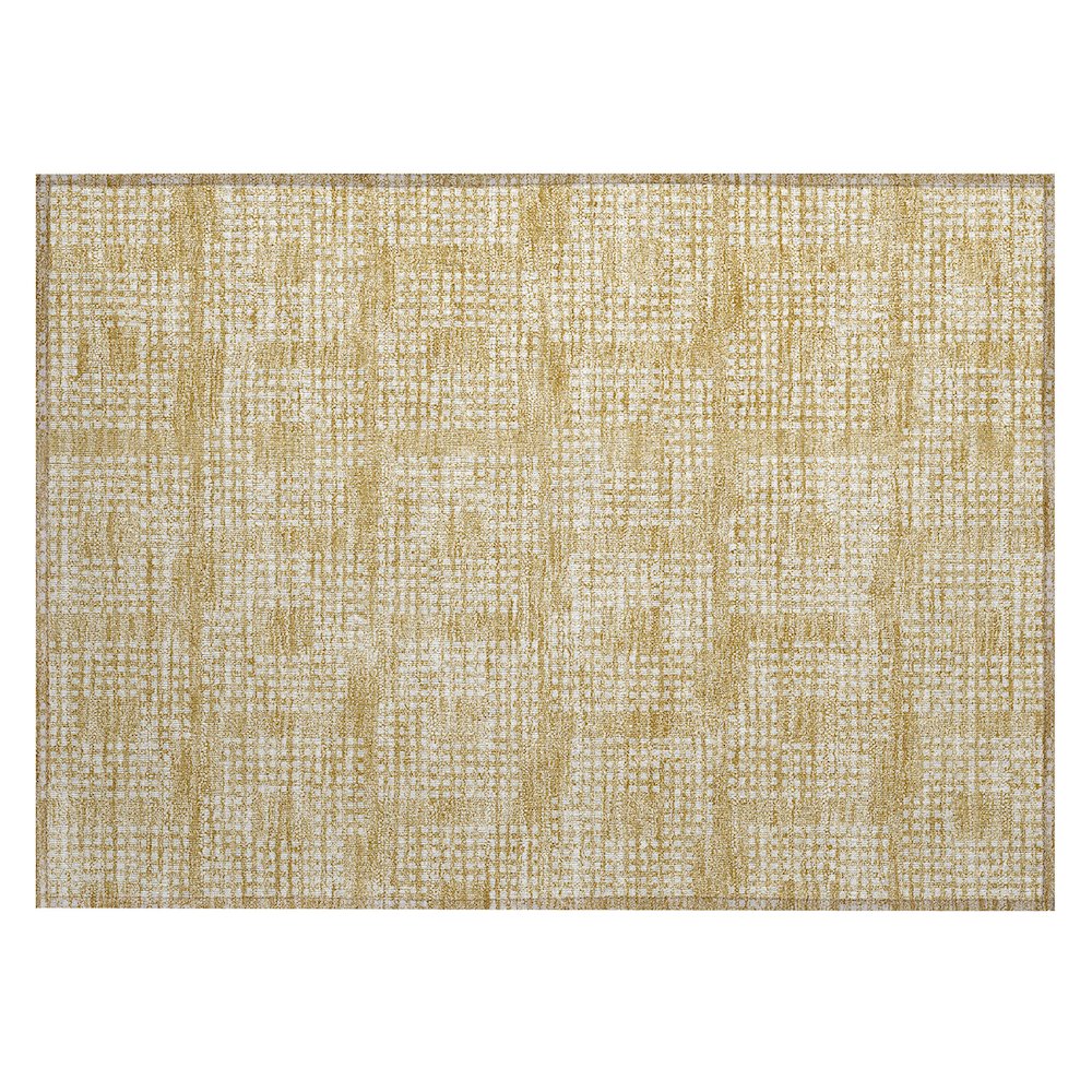 Chantille ACN890 Gold 1'8" x 2'6" Rug. Picture 1