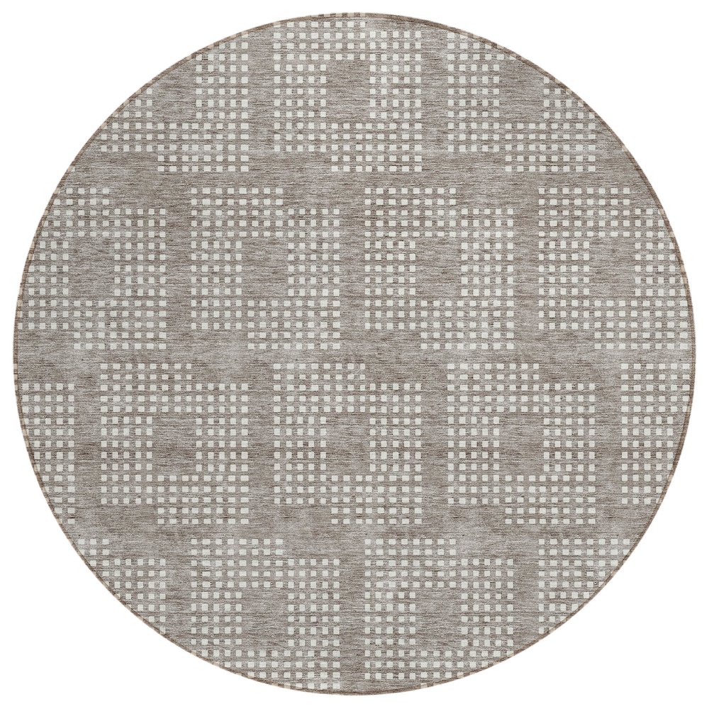 Chantille ACN890 Brown 8' x 8' Rug. Picture 1