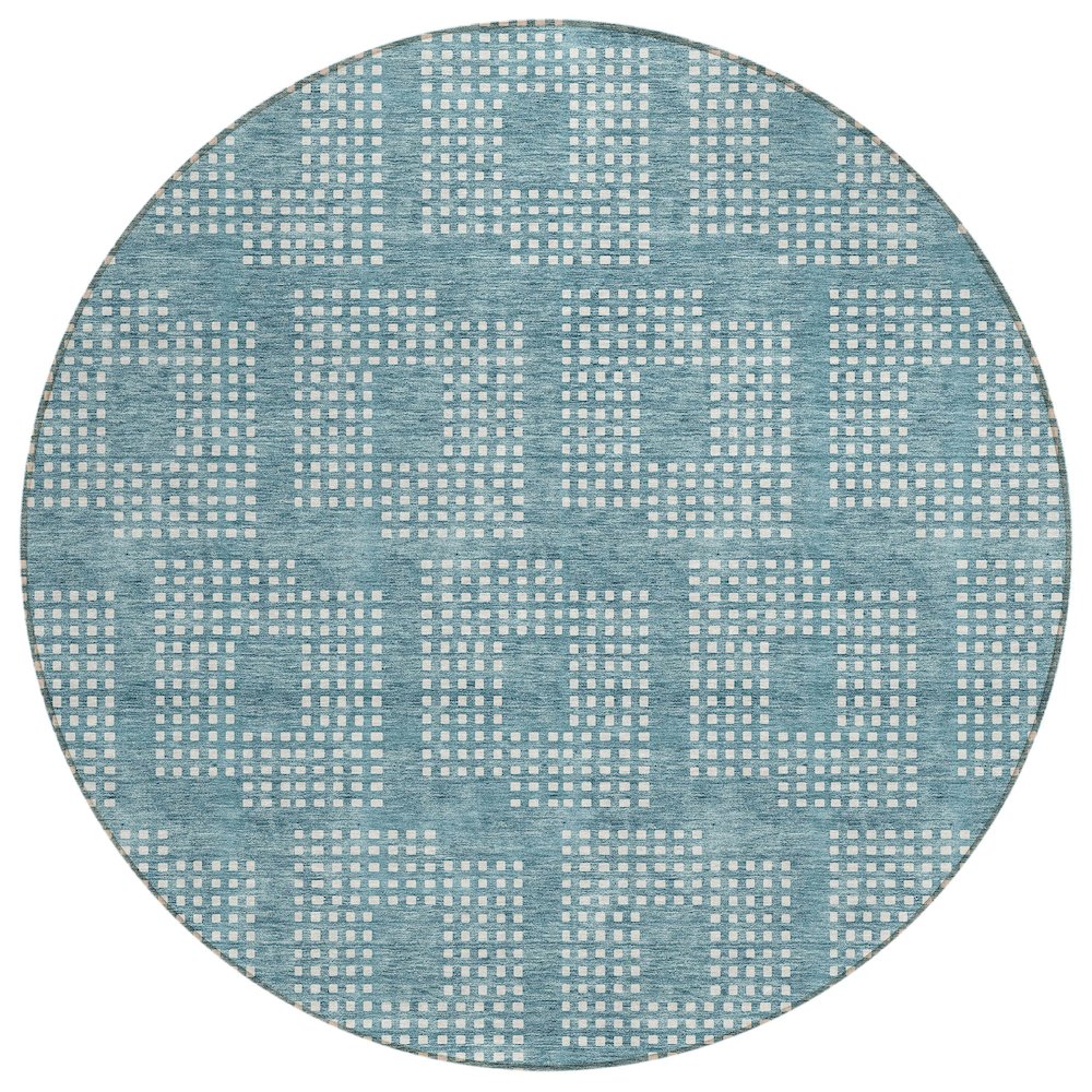 Chantille ACN890 Teal 8' x 8' Rug. Picture 1