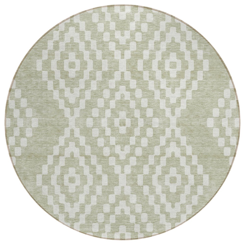 Chantille ACN891 Green 8' x 8' Rug. Picture 1