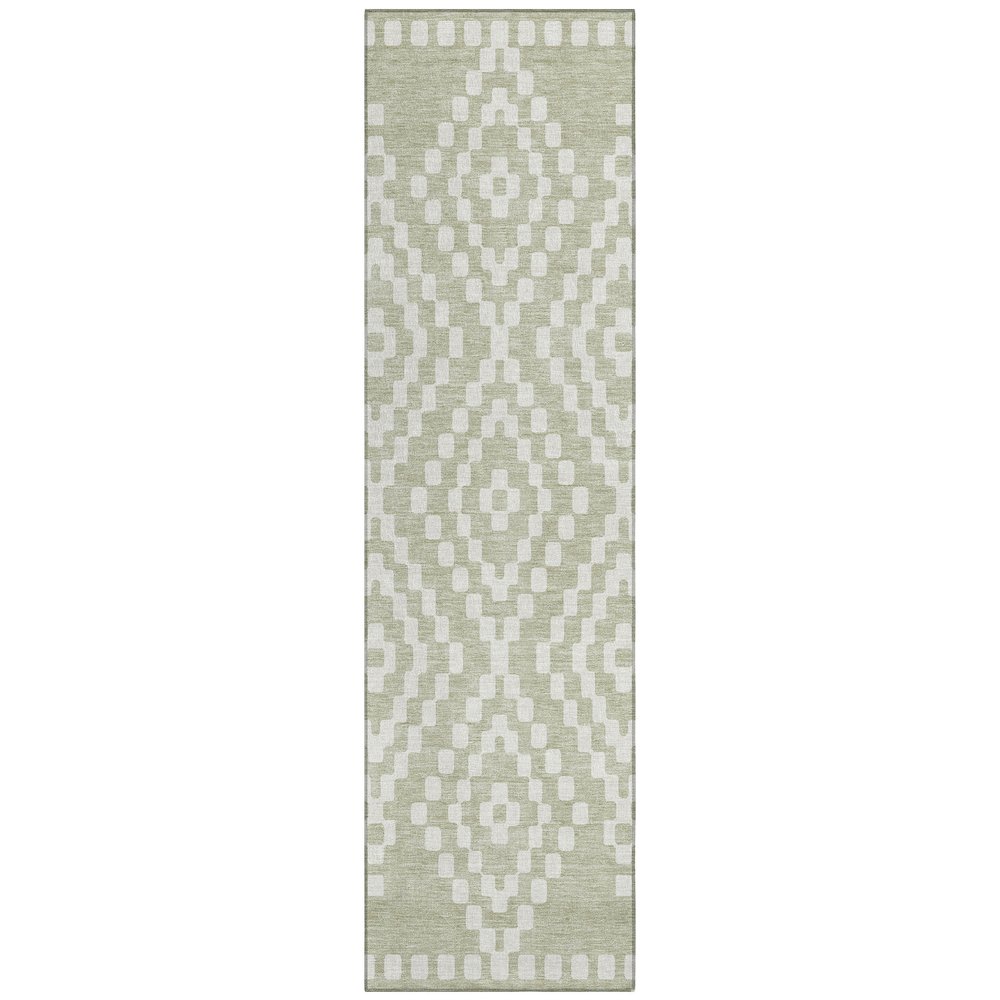 Chantille ACN891 Green 2'3" x 7'6" Rug. Picture 1
