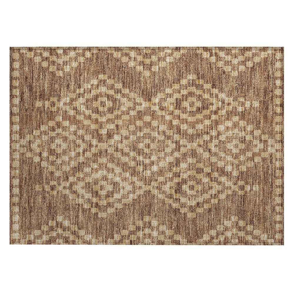 Chantille ACN891 Orange 1'8" x 2'6" Rug. Picture 1