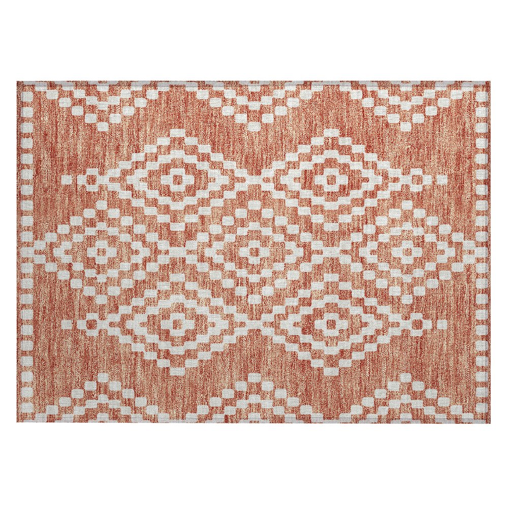 Chantille ACN891 Orange 1'8" x 2'6" Rug. Picture 1