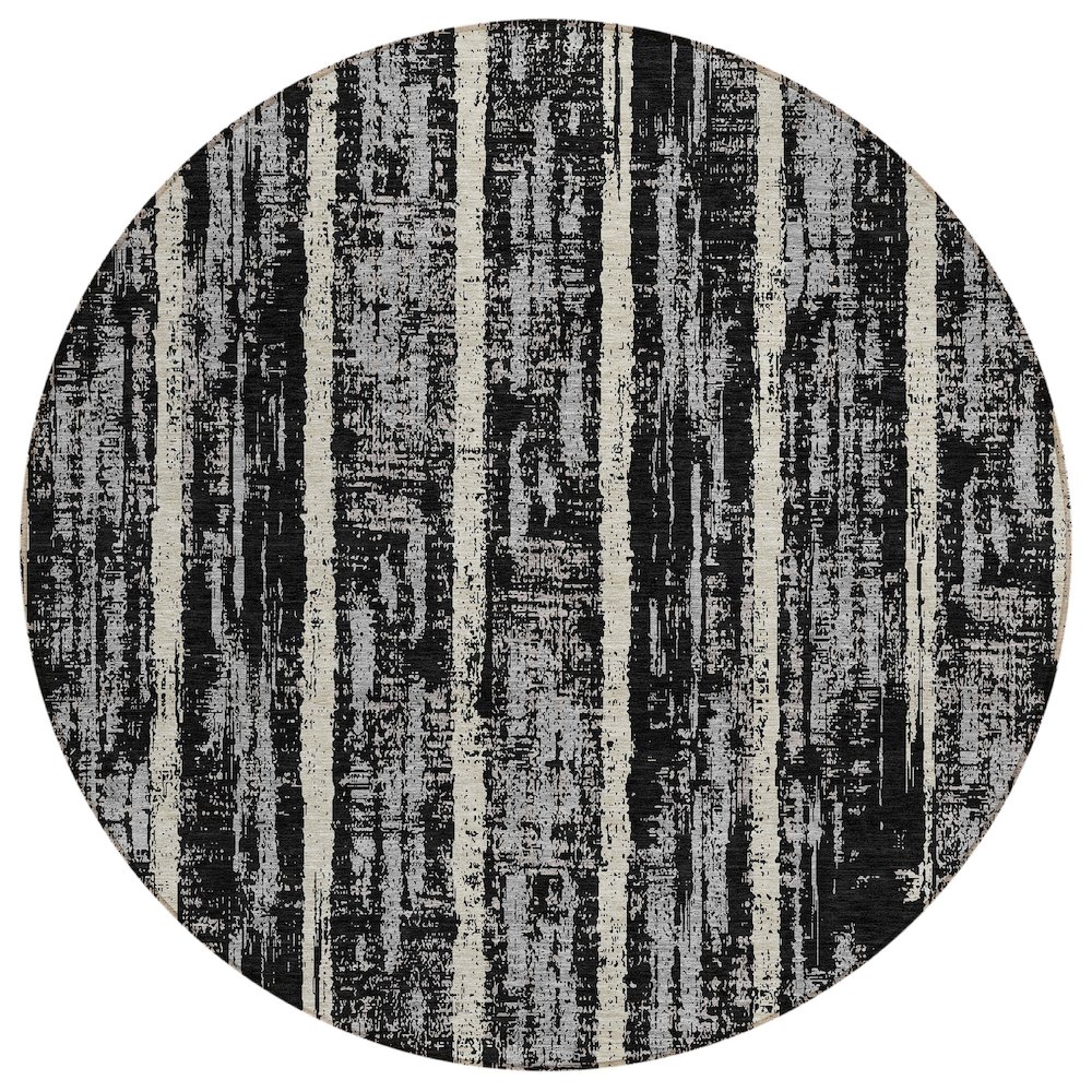 Chantille ACN892 Black 8' x 8' Rug. Picture 1