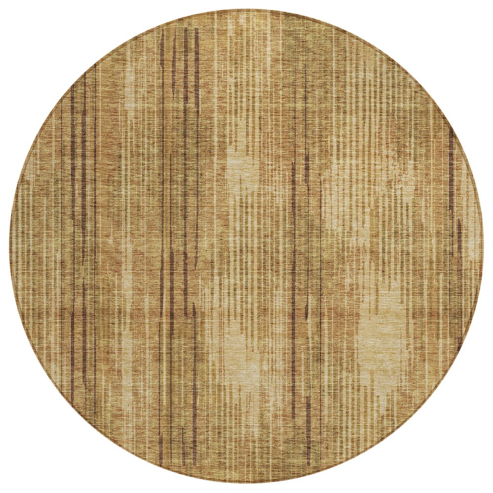 Chantille ACN893 Orange 8' x 8' Rug. Picture 1