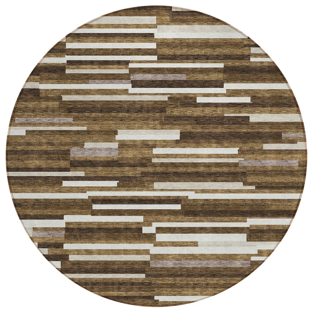 Chantille ACN894 Brown 8' x 8' Rug. Picture 1
