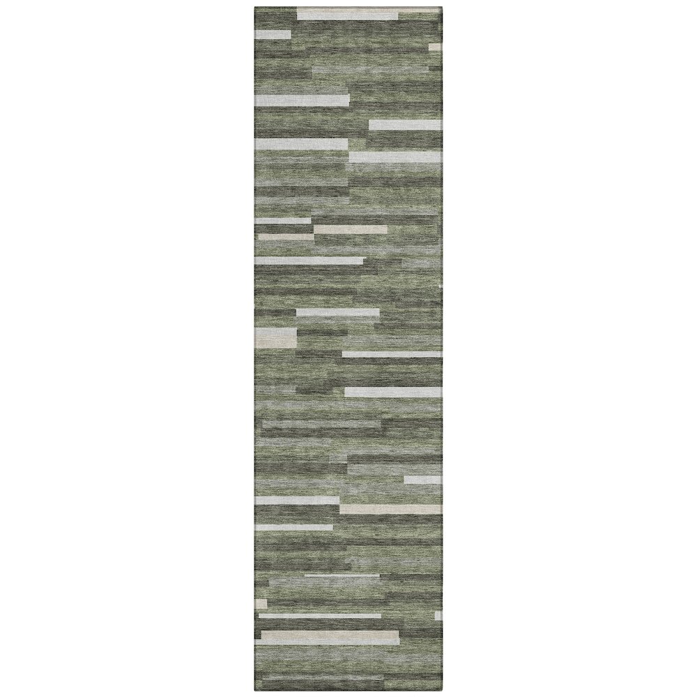 Chantille ACN894 Green 2'3" x 7'6" Rug. Picture 1